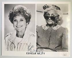 Golden Girls Cast Bea Estelle Rue Betty Signé Autographe 8x10 Photos Jsa