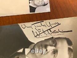 Grand lot de 22 photos autographiées signées avec des certificats d'authenticité des stars du duel Cast Old Hollywood Tv