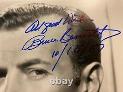 Grand lot de 22 photos autographiées signées avec des certificats d'authenticité des stars du duel Cast Old Hollywood Tv