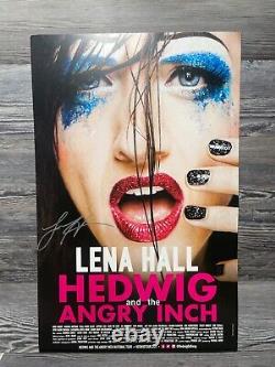 Hedwig et l'Angry Inch, carte de fenêtre signée par la distribution de Broadway, Lena Hall