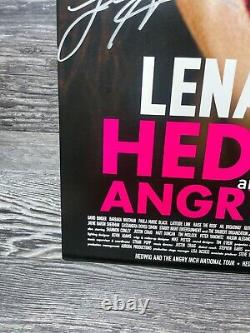 Hedwig et l'Angry Inch, carte de fenêtre signée par la distribution de Broadway, Lena Hall