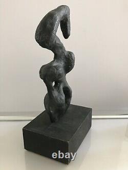 Henry Moore Sculpture Signé 1939 Cast À Froid Pleine Provenance Art Original