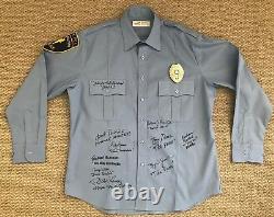Hill Street Blues Cast Signed Police Uniform Shirt Tv Warren Spano Perez Beckett