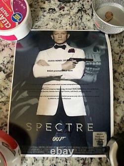 James Bond Spectre Cast Signé 27x40 Affiche de Première Avec COA