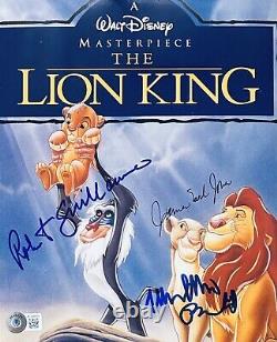 James Earl Jones a signé la photo du casting du Roi Lion de Disney avec un autographe COA