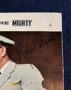 John Wayne et 5 acteurs signés du programme du film japonais 'The High and the Mighty' de 1954