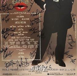 Julie Andrews Victor Victoria Affiche signée par tout le casting du théâtre Orpheum en 1995