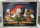 Killer Klowns From Outer Space Signé 18x24 Print Chiodo Bros +cast Jsa Full Loa