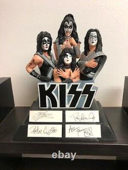 Kiss Gartlan Cast-porcelain Statue Signé Par Les 4 Membres Originaux #0165