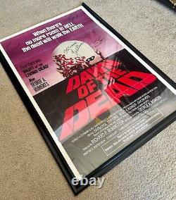 L'Aube des Morts 1978 Affiche Signée (27x40) George Romero & Casting