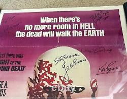 L'Aube des Morts 1978 Affiche Signée (27x40) George Romero & Casting