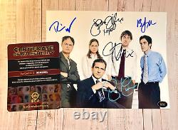 LE CASTING DE THE OFFICE x5 Signé 8x10 (Carell, Krasinski) Autographes Authentiques avec COA