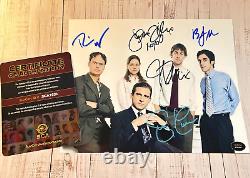 LE CASTING DE THE OFFICE x5 Signé 8x10 (Carell, Krasinski) Autographes Authentiques avec COA