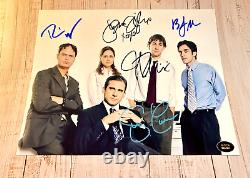 LE CASTING DE THE OFFICE x5 Signé 8x10 (Carell, Krasinski) Autographes Authentiques avec COA