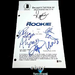 LE SCÉNARIO PILOTE SIGNÉ PAR 6 MEMBRES DU CAST DE THE ROOKIE NATHAN FILLION avec CERTIFICAT D'AUTHENTICITÉ BECKETT