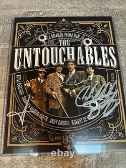 La photo signée du casting des Incorruptibles avec double certificats d'authenticité, Sean Connery, Costner, Garcia