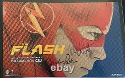 Le Flash Cast Signé X7 Autographe Affiche Photo Grant Gustin Candice Patton Sdcc