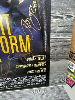 Le Sommet de la Tempête, Distribution Signée, Carte/Flyer de Broadway avec Jonathan Pryce
