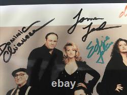 Le Sopranos 10 Signature Cast Signé Autographié 8x10 Photo James Gandolfini +