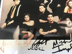 Le Sopranos 10 Signature Cast Signé Autographié 8x10 Photo James Gandolfini +