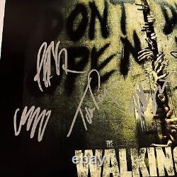 Le Walking Dead Cast Signé 12x18 Photo Norman Jeffrey Chandler +3 Avec Jsa Coa