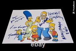 Le casting des Simpsons a signé une photo 8x10 PC 40782