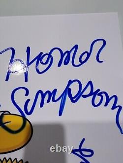 Le casting des Simpsons a signé une photo 8x10 PC 40782