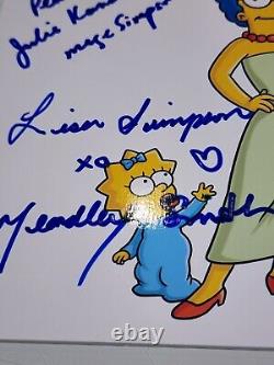 Le casting des Simpsons a signé une photo 8x10 PC 40782