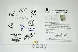 Le scénario du film The Sandlot signé par le casting avec certificat Beckett, Mike Vitar, Benny The Jet