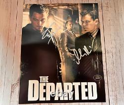 Leonardo DiCaprio & Matt Damon 8x10 Les Partis Autographes Originaux avec COA