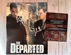 Leonardo DiCaprio & Matt Damon 8x10 Les Partis Autographes Originaux avec COA