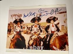 Les trois amigos Autographes CAST SIGNÉS? Photographie Chevy Chase Steve Martin P1