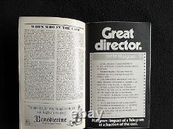Liza Minnelli Fred Ebb John Kander & Partiellement Cast Signé Playbill L'acte De 1977