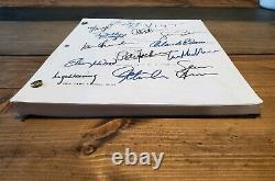 Lord Of The Rings Lotr Fellowship Script Script Cast Signedx14 Aveccoa Autographié