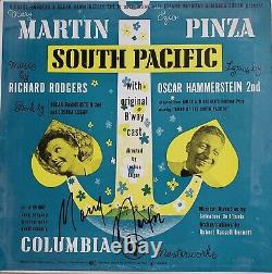 MARY MARTIN Signé à la main SOUTH PACIFIC Original Broadway Cast LP Columbia 1949