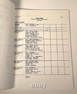 Maison Pleine autographiée script signé par tout le casting Saget Stamos Mary-Kate Ashley