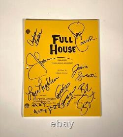 Maison Pleine, script signé par tout le casting avec les autographes de Saget, Stamos, Mary-Kate et Ashley