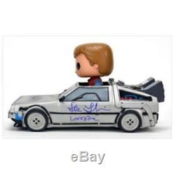Michael J. Fox-retour Vers Le Futur Funko Pop Doll Car-cast Signé 5x-nib Rare / Oop