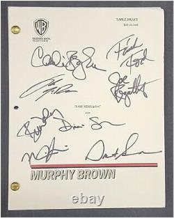 Murphy Brown Cast Signé Autographied Tv Script Warner Bros Coa