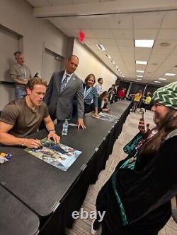 NYCC 2024 Affiche autographiée signée par le casting d'Outlander 11x17 STARZ/Netflix