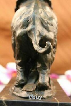 Original Milo African Elephant Bronze Statue Sculpture Hot Cast Figurine