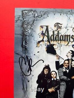 Photo 8x10 signée par la distribution de la famille Addams Beckett COA Christopher Lloyd Ricci Huston