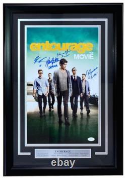 Photo de film Entourage signée par le casting encadrée 11x17 Grenier et autres JSA