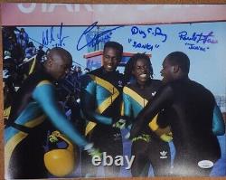 Photo signée 11x14 de la distribution de Cool Runnings de Disney, autographiée JSA COA HOLO