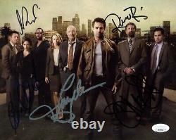 Photo signée 8x10 du casting de Gang Related X5 Ramon Rodriguez Inbar Lavi O'quinn Jsa