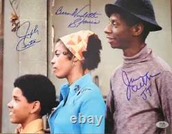 Photo signée de 11x14 de GOOD TIMES par le casting Walker, Stanis, Carter PSA COA