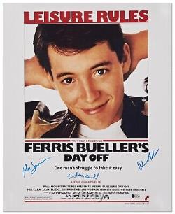 Photo signée par le casting de la journée de congé de Ferris Bueller avec COA