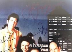 Photographie signée du casting de Seinfeld avec certificat d'authenticité (COA)