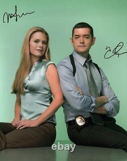 Psych Photo 11x14 du casting x2 signée Lawson, Omundson certifiée par JSA