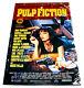 Pulp Fiction Cast Signe 12x18 Film Affiche Withcoa X4 Travolta Tarantino Roth Uma